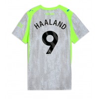 Manchester City Erling Haaland #9 Tretí Ženy futbalový dres 2025-26 Krátky Rukáv